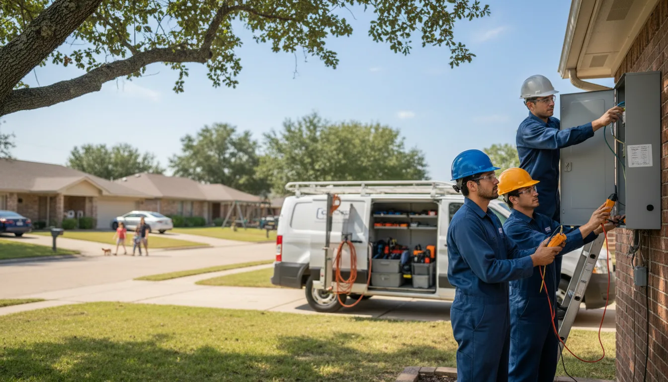 Certified electrician providing emergency electrical services in Donnellson, IA